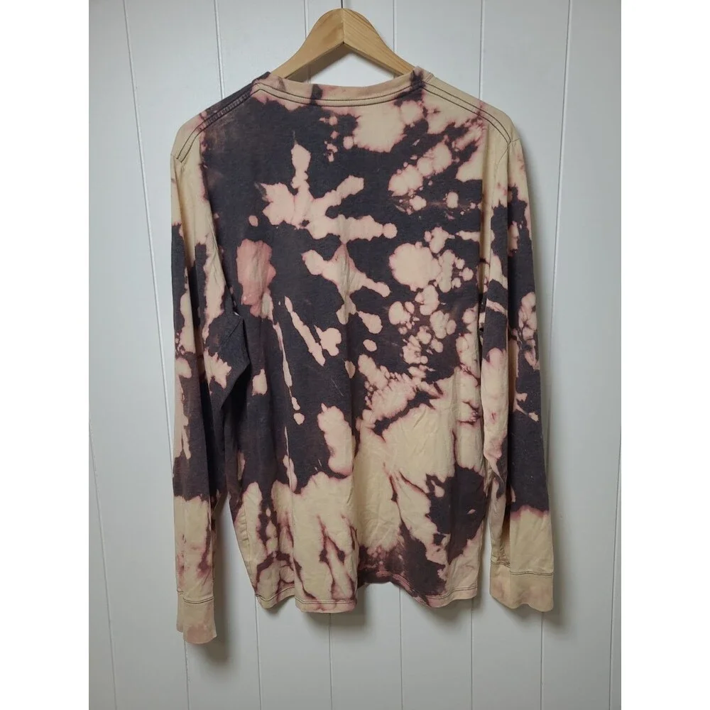 Nike Tie Dye Burst Activewear Dri FIt Shirt Top Womens Size Large